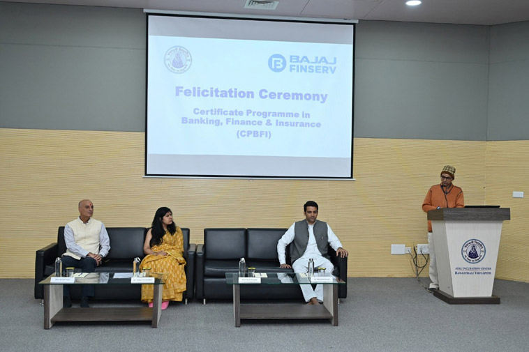 May be an image of 4 people, dais and text