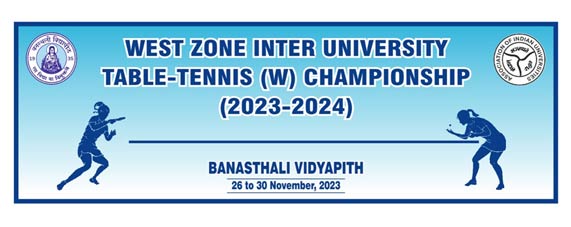 West Zone Inter University Table Tennis (Women) Tournament, 2023-2024